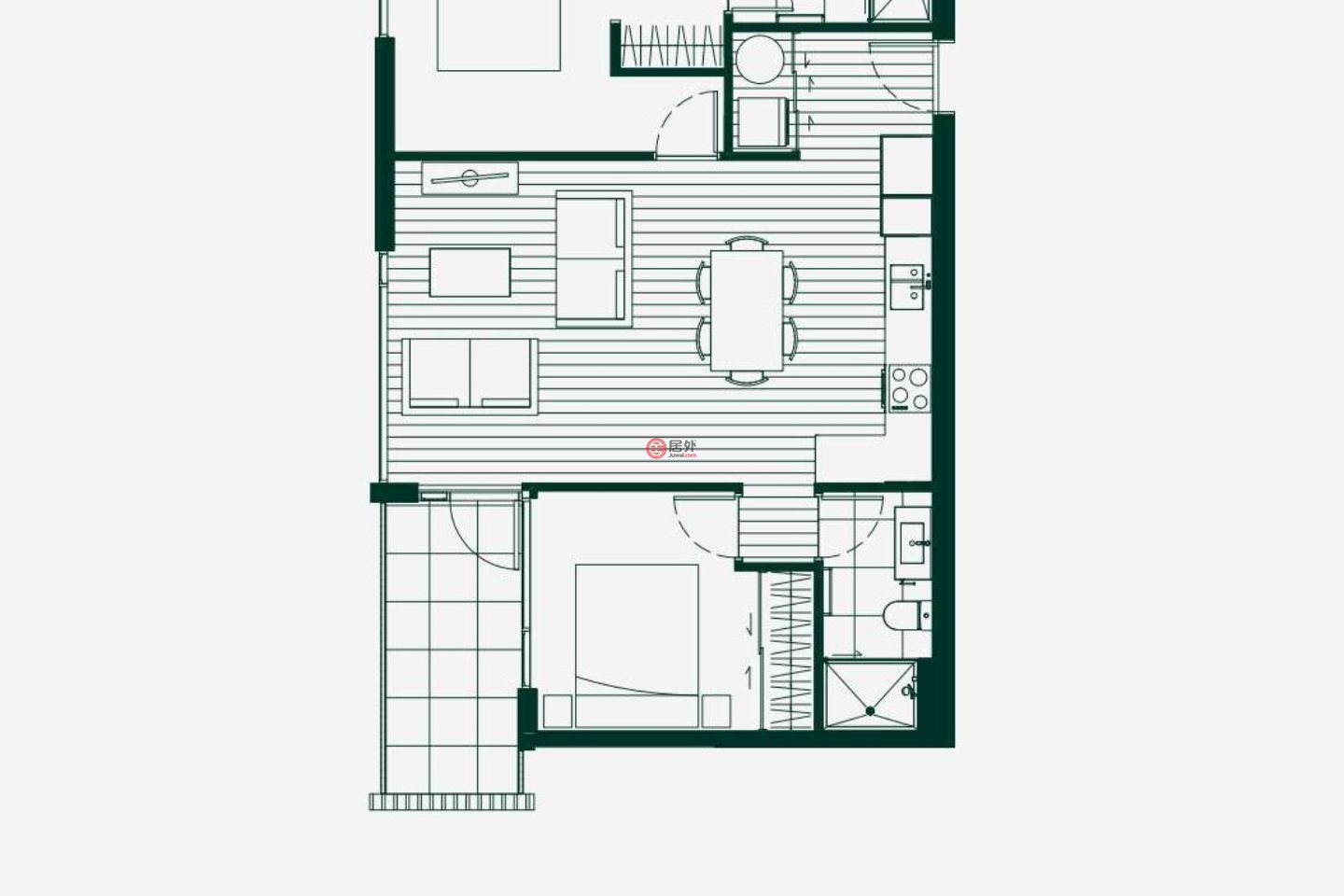 新西兰AucklandAuckland的公寓，2 Munroe Ln，编号53415369