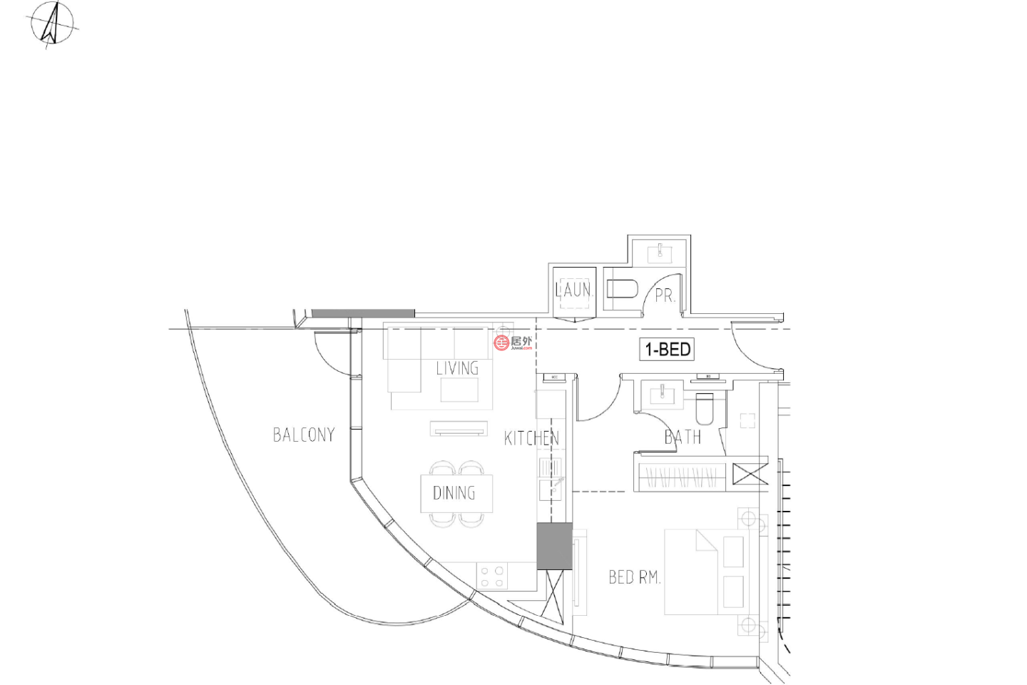 阿联酋迪拜迪拜的公寓，商务港，编号76440027