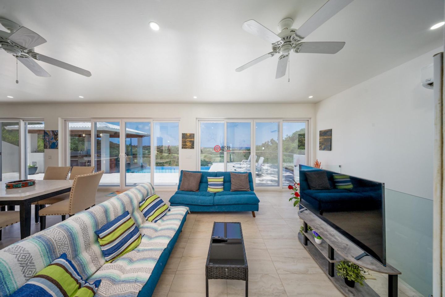 洪都拉斯海湾群岛Roatán的独栋别墅，Breathtaking Ocean View Home with Pool & Garage Coral Views Village，编号77617667