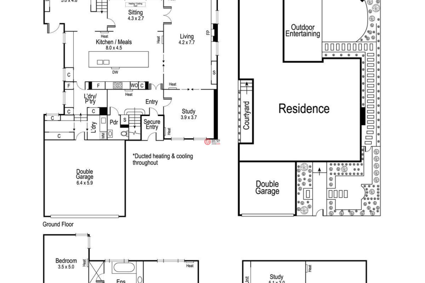 澳大利亚维多利亚州Toorak的独栋别墅，13 Stradbroke Avenue，编号49518544