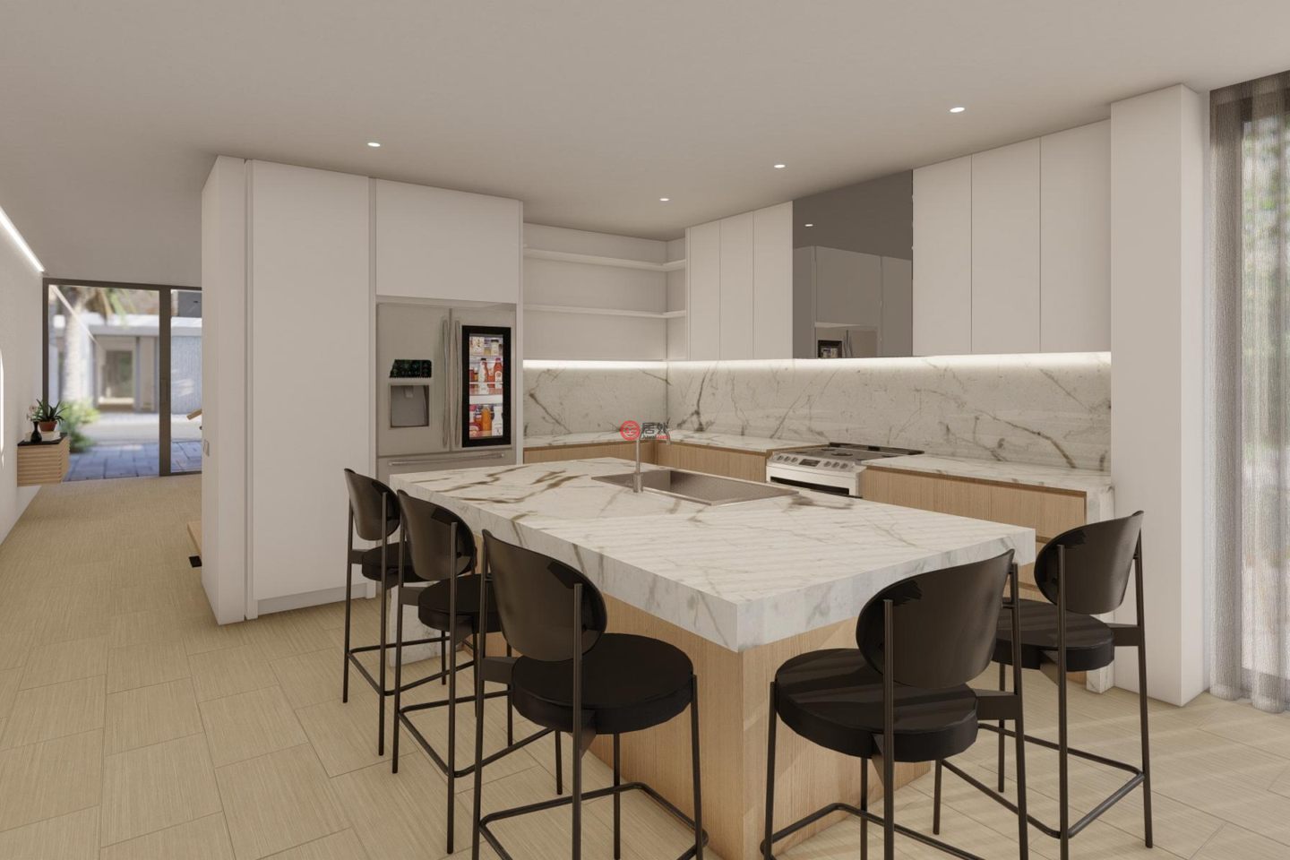 特克斯與凱科斯群島Grace Bay的联排别墅，Lot 3- One Step Grace Bay Luxury Townhomes，编号77947399