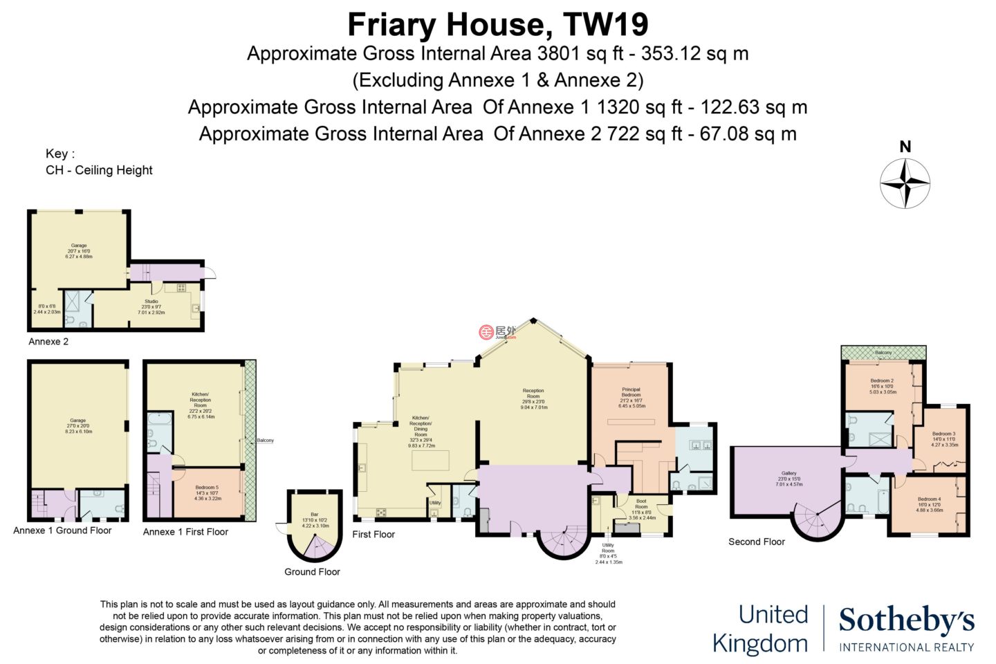 英国英格兰Surrey的独栋别墅，Friary Island，编号78193224