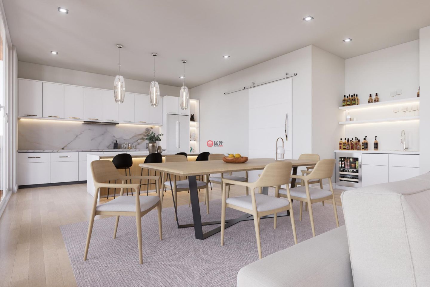 特克斯與凱科斯群島的独栋别墅，Lakeview Luxury Villa Venetian Road，编号78509786