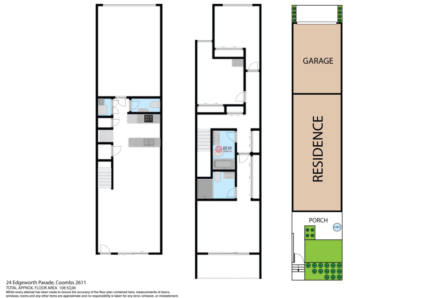澳大利亚澳大利亚首都领地Coombs的联排别墅，24 Edgeworth Parade，编号70723778