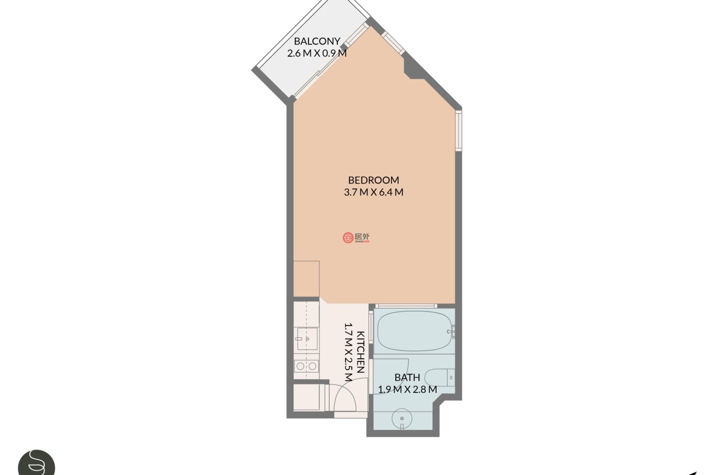 新西兰奥克兰的公寓，9P/100 Greys Ave，编号78023253