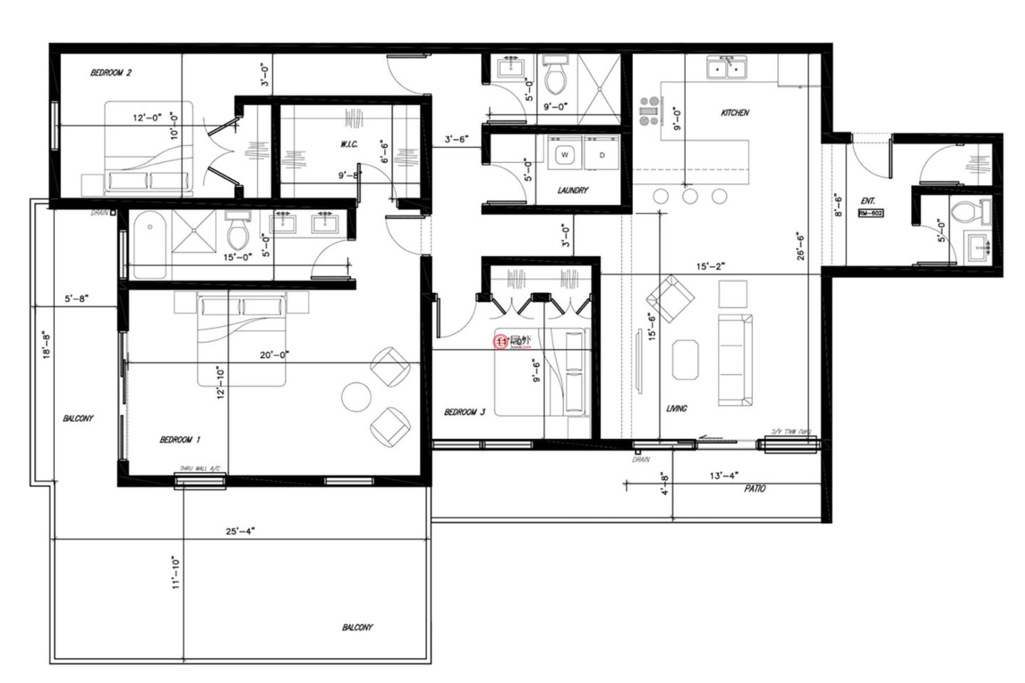 百慕达汉密尔顿的公寓，33 Church Unit 603 N.W. 33 Church Street，编号77810931