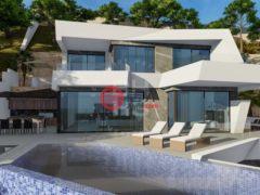 西班牙瓦伦西亚卡尔佩的独栋别墅，Calpe's Panoramic Marvel: A Modern Villa with Breathtaking Sea a，编号75831736