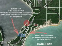 美国密歇根州Beaver Island的住宅用地，None Lots 56 & 57 Spaulding Drive，编号77885732