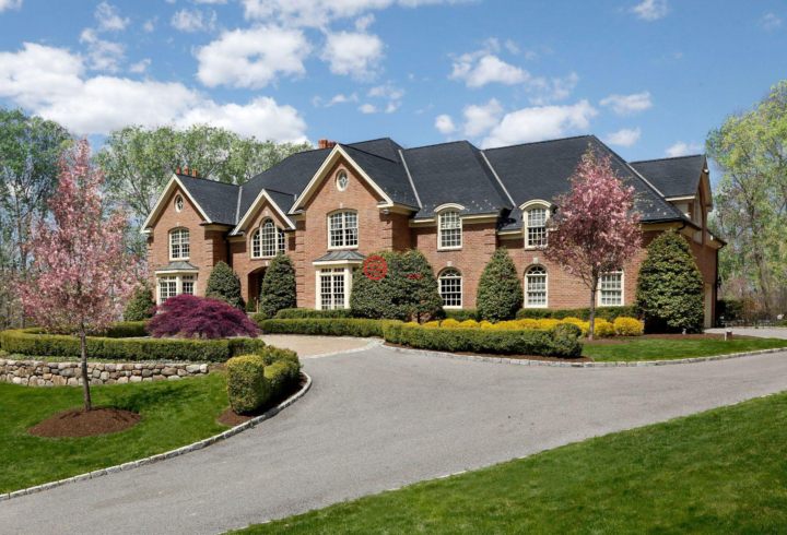 美国纽约州bedford5卧6卫的独栋别墅