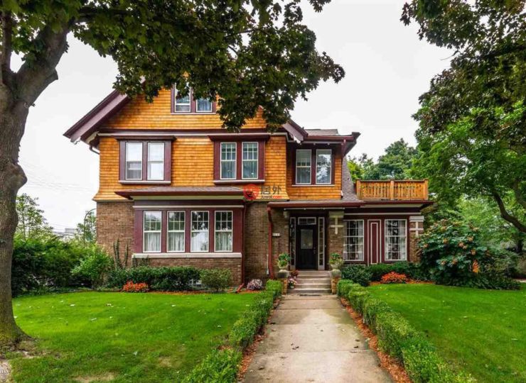 美国密歇根州格罗斯波因特农场6卧4卫的房产