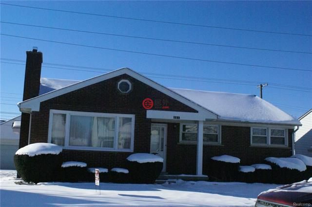 美国密歇根州怀恩多特3卧2卫的房产